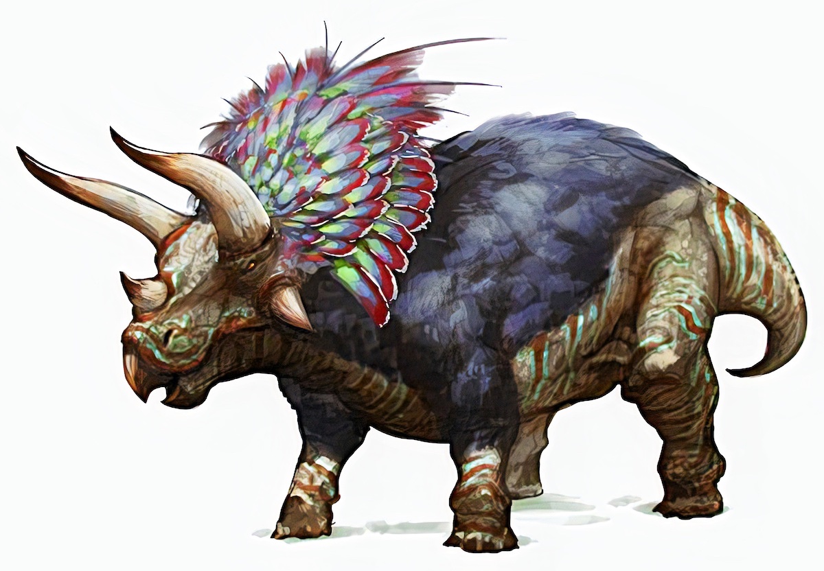 Feathered Triceratops